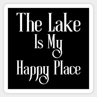 The Lake Is My Happy Place Sticker